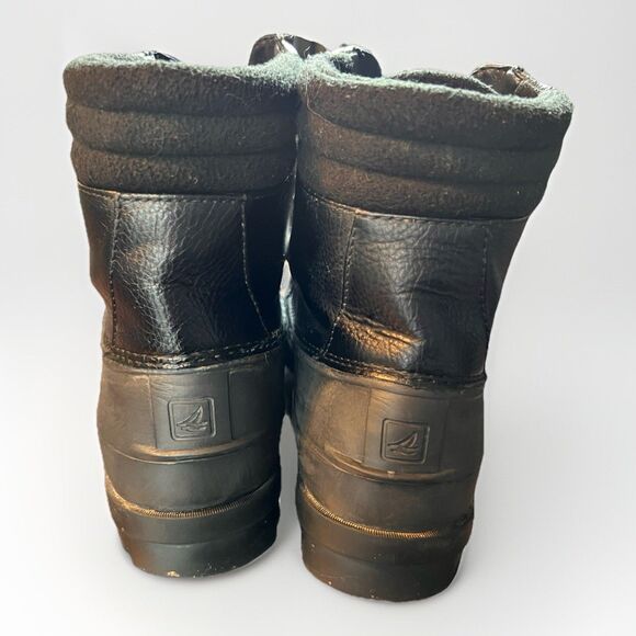 SPERRY Men’s Black Waterproof‎ Avenue Round Toe Lace-Up Duck Boots 8.5 M SPERRY Men main image 3
